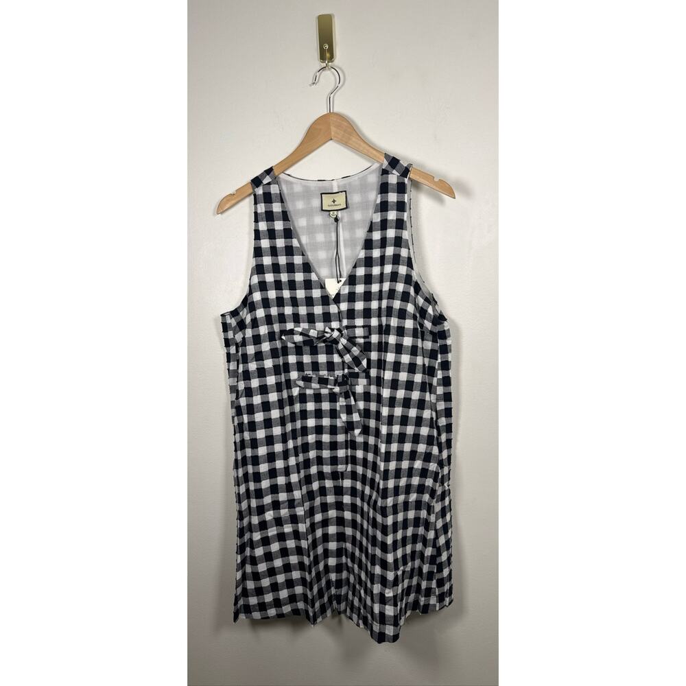 Tuckernuck Black & White Gingham Myla Romper, Size Medium-NWT - Picture 2 of 8